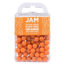 Farebn pripin ciky JAM PAPER - okr hle pripin ciky s mapou - oran ov pripin ciky - 100 ks/balenie