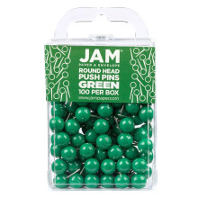 Farebn pripin ciky JAM PAPER - okr hle pripin ciky s mapou - zelen pripin ciky - 100 ks/balenie
