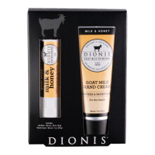 Dionis Goat Milk Skincare Set crema per le mani e balsamo per labbra profumato al latte e miele (1 oz e 0,28 oz) - Prodotto negli Stati Uniti - C