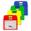 C-Line b?rbare t?rsletningslommer - Study Aid Assorted Primary Colors 10 x 13 1/EA 1