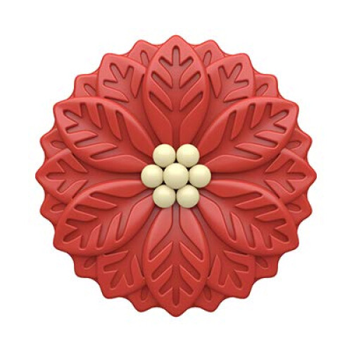 Molde de Biscoito Sanduíche Poinsettia SpinningLeaf 1