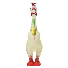 Animolds Knuffel Me Gigantische Rubberen Kippen- Huge Stressverlichting Schreeuwende Kippen Speelgoed