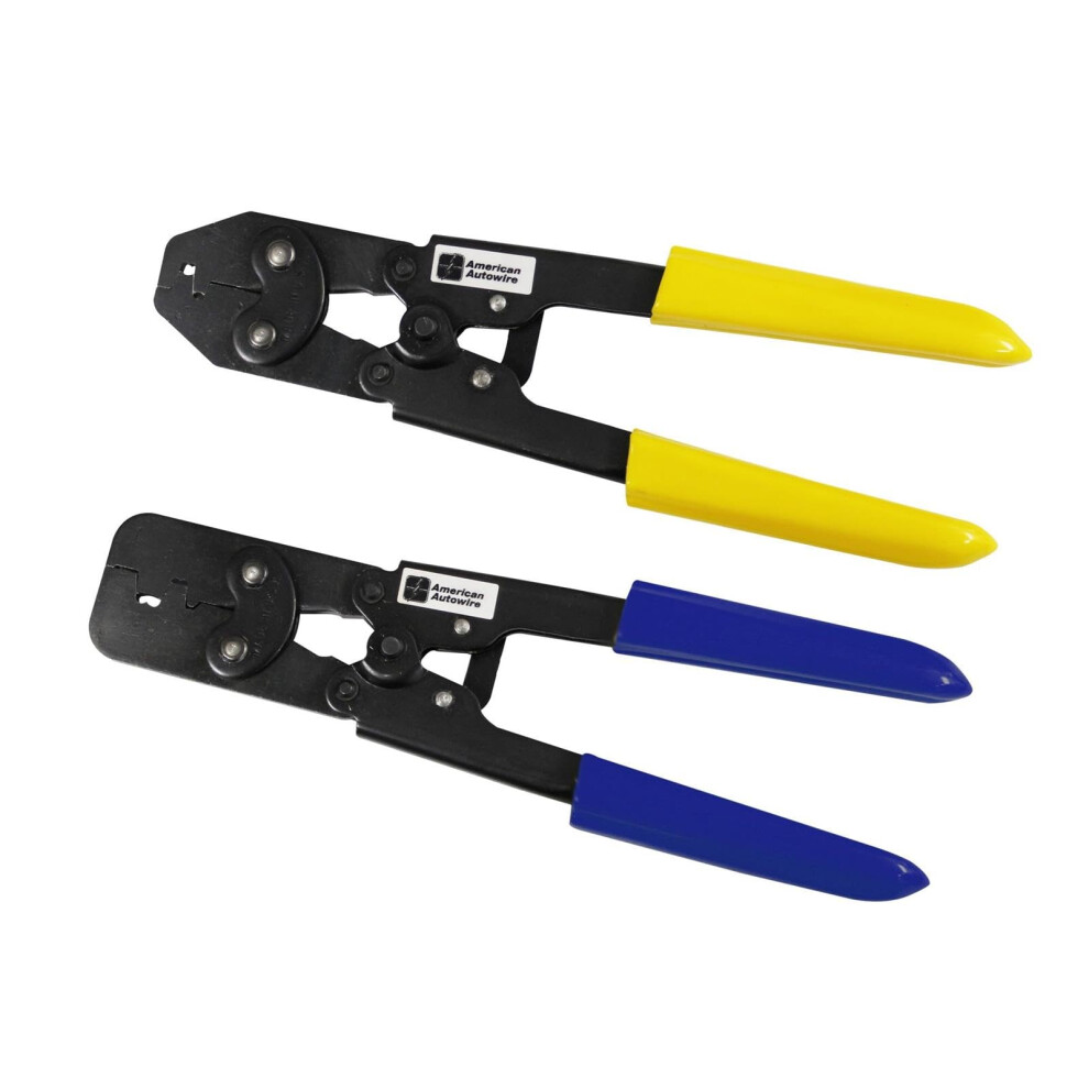 American Autowire 510587 Splice Clip Single & Double Crimper Set 20 gauge to 10