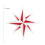 Cute-Patch Red and White Eight 8-Points Compass Broderede jern p? patches Rose Nautical Star 2