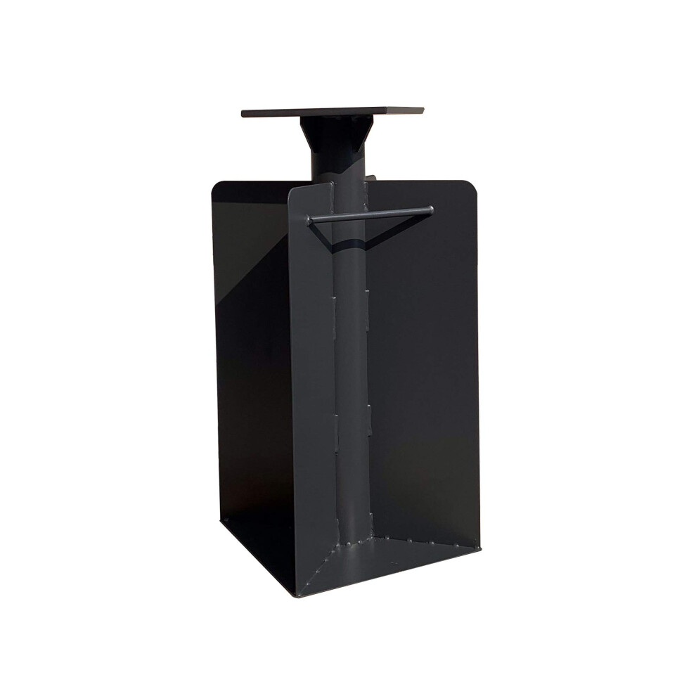 Base de parasol de terrasse d   cal   e PURPLE LEAF, encastr   e au sol, 62 cm (H) x 29 cm (L)