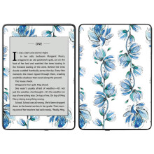 Pele de fibra de carbono MightySkins para Amazon Kindle Paperwhite 2018 (modelo  prova d'gua) - ptalas azuis | Acabamento protetor de fibra de