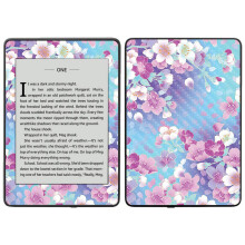 Pele de fibra de carbono MightySkins para Amazon Kindle Paperwhite 2018 (modelo  prova d'gua) - ptalas azuis | Acabamento protetor de fibra de