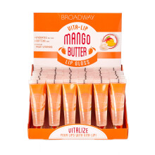 Ruby Kisses Broadway Vita-Lip Clear Lip Gloss (Mango Butter 48 Pack), Ultra-Hydraterend