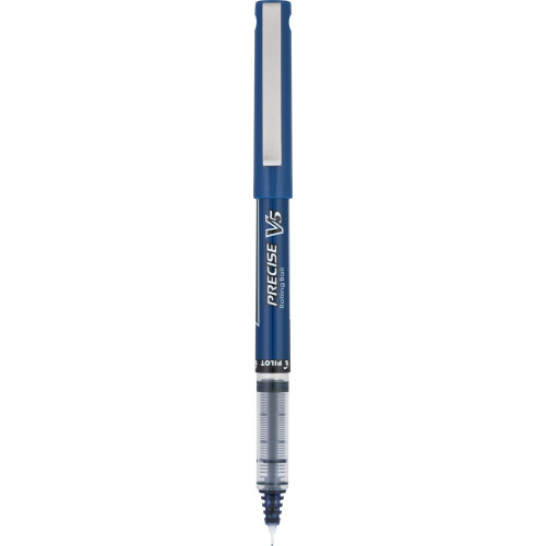 Pilot Pilot Precise V5 RT REFILLABLE & DRACTABLE ROLLING BALL PENNS extra finpunkt 0,5 mm Navy Blue Pack med 12 2