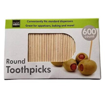 Handy Housewares 600 -Count Round 2,5 """" Langtr? tandstikker - fantastisk til forretter bagning og mere! (1-pack (600 stk))