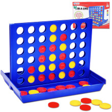 Pup Go 4 in a Row Game - 6 Spare Discs Included Classic Board Game for Kids Classic Four in a Row Family Fun Games for Age 3 4 5 6 7 Year Old Boys