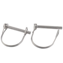 2 szt. sworznia zabezpieczającego 1/4"""" x 1,97"" (6,3 mm x 50 mm) Wytrzymały sworzeń blokujący wał ze stali nierdzewnej 316 klasy morskiej