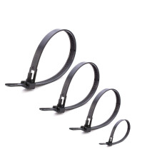 Helonge wiederverwendbare Kabelbinder, 100 Stck, verschiedene Befestigungs-Kabelbinder, 15,2 cm, 20,3 cm, 25,4 cm, 30,5 cm, vier Lngen, robuste, se