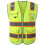 JKSafety 9 Θέσεις Ζωνάκι Υψηλής Ορατότητας Νεον Κίτρινο με Φθορίζον Πορτοκαλί Σακούλα 1