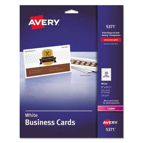 Avery Κάρτες Επαγγελματικών Στοιχείων (5371)