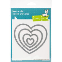 Lawn Fawn Dies - Just Stitching Hearts (LF2175)