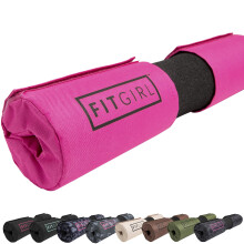 FITGIRL - Squat Pad and Hip Thrust Pad for Leg Day Barbell Pad Stays in Place Secure Thick Cushion for Comfortable Squats Lunges Glute Bridges