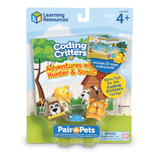 Learning Resources Learning Resources Coding Critters Pair-A-Pets Hunde Hunter & Scout, Bildschirmfreies Coding Spielzeug für Kinder 2