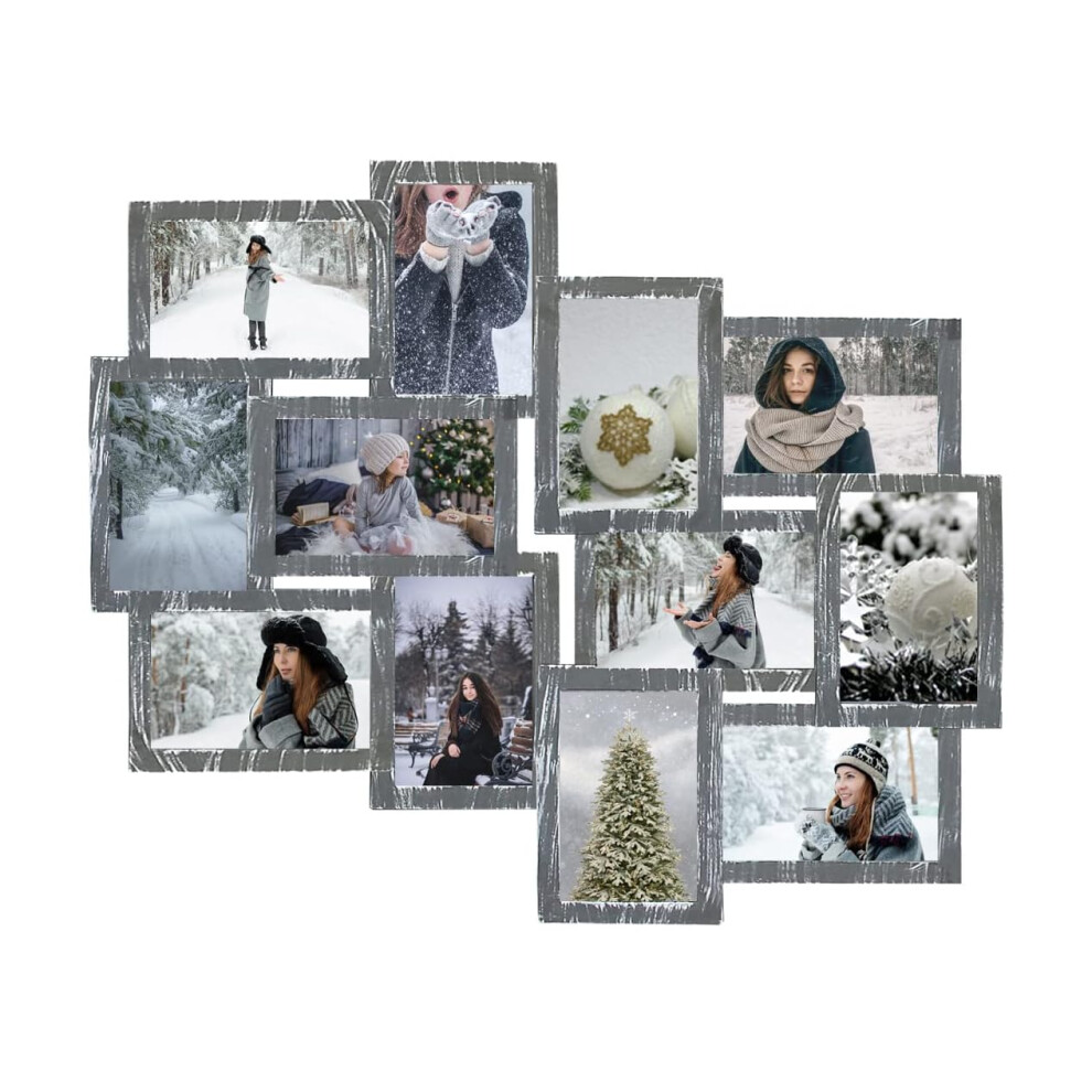 Jmdeco Cadres Photo Collage 12-Ouverture R Union Amis Famille Souvenir Cadres Photo Collage Pour D Coration Murale Cadre Photo Selfie Galerie Puz-image