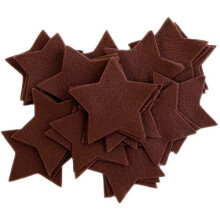 Legende nogensinde efter 3 tommer 35 pc filt stjerner (brun)