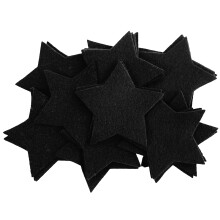 Legende nogensinde efter 3 tommer 35 pc filt stjerner (sort)