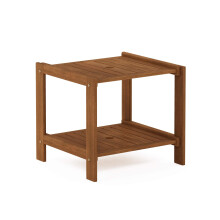 Furinno FG19840T Tioman Hardwood Mississippi Side Table Natural