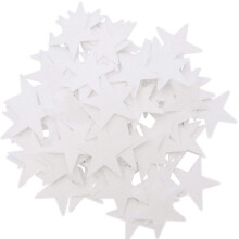 Legende nogensinde efter 1,5 tommer stive filt stjerner 88 pc (hvid)