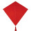 In the Breeze 3299 - Pipa Diamante Cereja 30 Polegadas - Vermelho Sólido, Divertida e Fácil de Voar 1