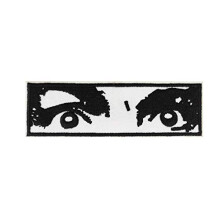 Cute-Patch 4"""" Charles Manson Broderet jern p? sy p? Patch Horror Gaver