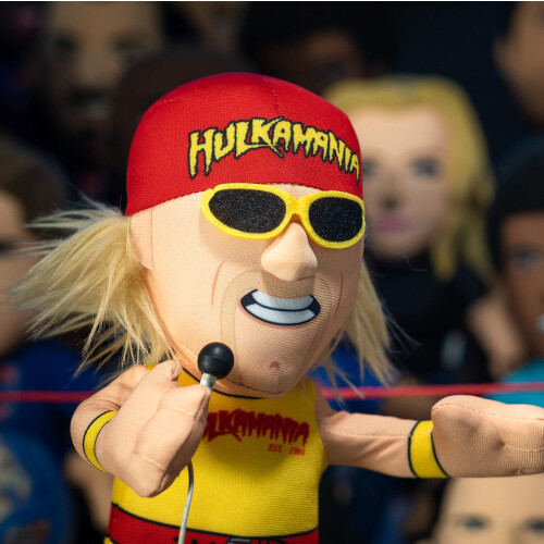 Bleacher Creatures WWE Hulk Hogan 10" Plüschfigur - Ein Wrestling Superstar für Spiel oder Ausstellung 2