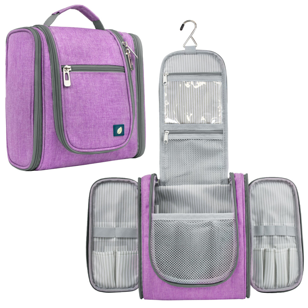 PAVILIA Toiletry Bag Travel Bag for Women Men  Hanging Cosmetic Organizer  Water Resistant Makeup Bag for Accessories Toiletries  Large Travel Essenti-image-OPC-PFR7PKB-NEW