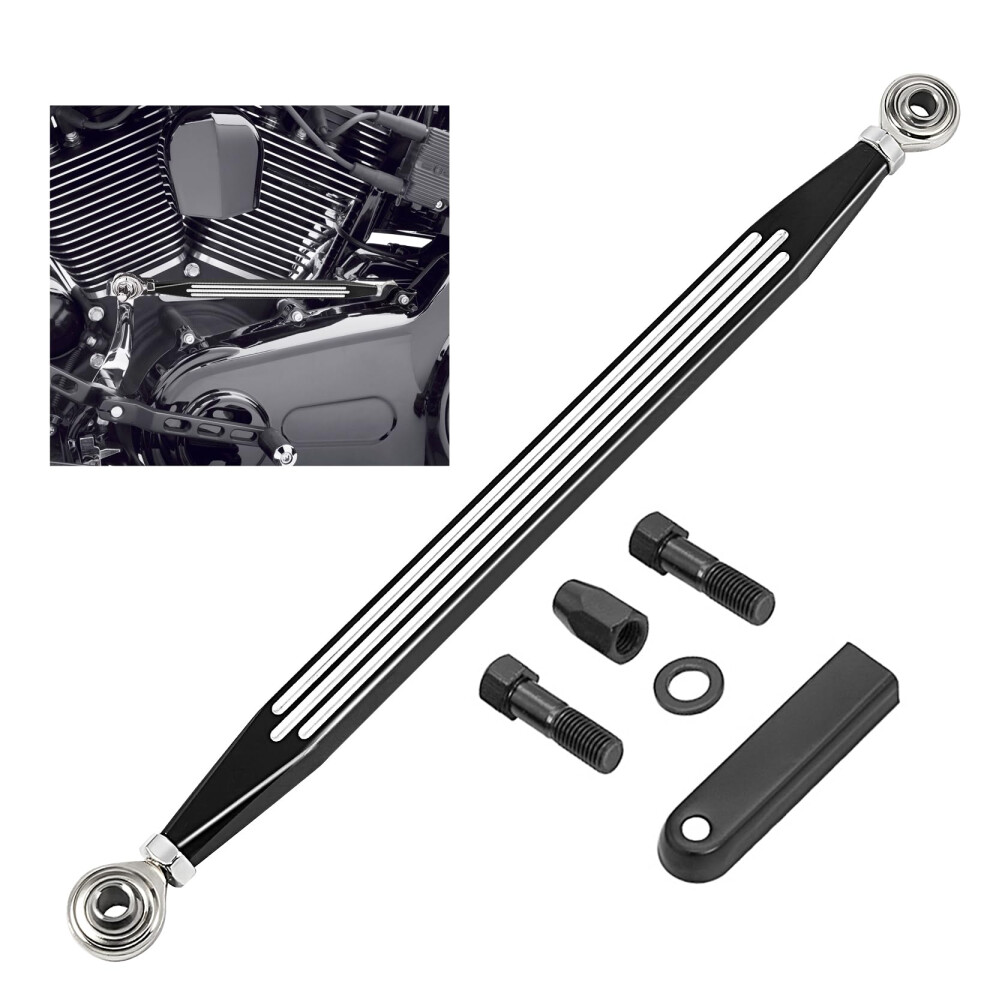 Pbymt Shift Linkage Shifter Compatible For Harley Softail Dyna Touring Street Glide Road King Electra Glide 1986-2024 Black 705338332341