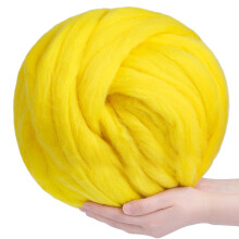 Lna roving bulk - 8.82oz super lna de lna chunky din lna roving top pentru felting felting felting felting lna pentru a se nvrti manual fe