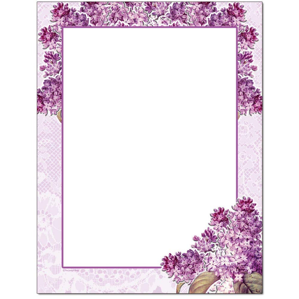 Granny's Lilacs Briefpapier F R Laser- Und Tintenstrahldrucker (100 Blatt)-image
