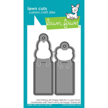 Lawn Fawn Bare rolig V?r glad med at koordinere Custom Dies Add-on (LF2234)
