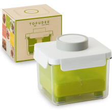 TOFUDEE Tofu Press för Vegan - Diskmaskinssäker & BPA-fri Tofu Press som snabbt dränerar vatten