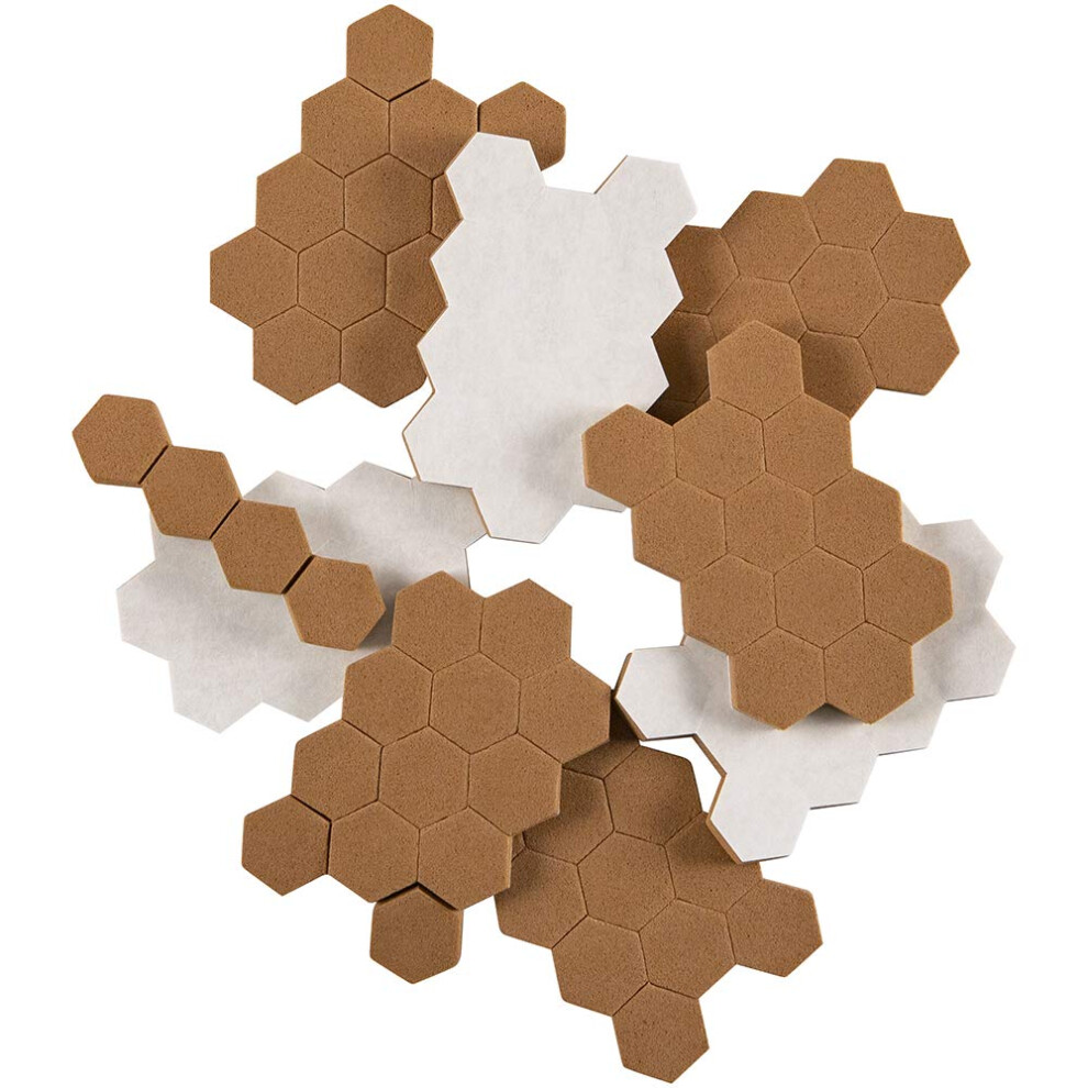 Softtouch Self-Stick Dampening Foam Bumpers Protect Surfaces From The Damage And Noise Of Everyday Movement Tan 100 Pieces Brown 074523411452