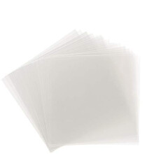 SAMSILL 50 PACK 7 MIL 12 X 12 007 Klar håndværk Plastikplader kompatibelt med Cricut Stencils -kort Tidsskrifter Håndværk 3D Udsmykninger Klar hå