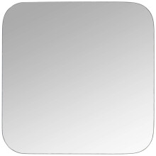 RoadWorks 10271 - Panel de permiso plano universal de acero inoxidable de 4"" x 4"" (montaje en cinta)