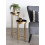 Tables d'appoint Kate and Laurel Celia, Set de 2, Or et Noir, Table d'Ende Moderne Glam 4