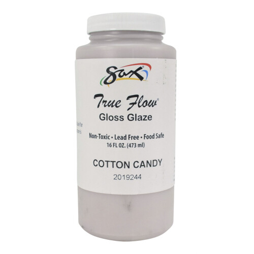 Sax True Flow Gloss Glaze Cotton Candy Pint