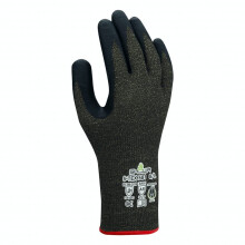 SHOWA S-TEX 581 Hagane Coil Schnittfeste Schutzhandschuhe, Schwarz, Größe L