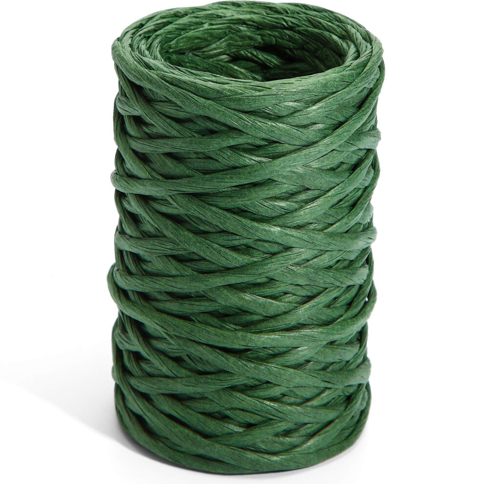 65 Feet Floral Wire Vine Wire Bind Wire Rustic Craft Wire Wrapping Wire For Flower Bouquets (Dark Green) 738626514860