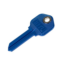 Chave Magnética Leve de Alumínio Anodizado Azul Kwikset (15530)