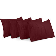Utopia Bedding Queen Pillow Cases - 4 Pack - Envelope Closure - Soft Brushed Microfiber Fabric - Shrinkage and Fade Resistant Pillow Covers Queen Size