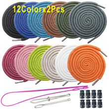 24-pack vervangende trekkoorden Trekkoorden 8 stuks Koordsloten voor broeken Joggingbroeken Hoodies Scrubs Jassen Shorts met 3 stuks Trekkoordinrijge
