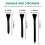 THIODOON Tees de Golfe 2 3/4 polegadas Menos Fricção Madeira 100 Contagem 4