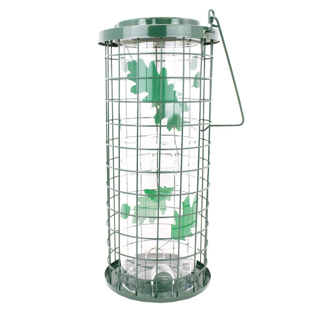 Perky-Pet 114G Squirrel Stumper Wild Bird Feeder Green