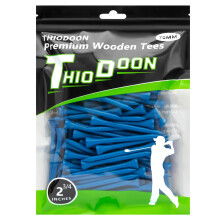 THIODOON Golf plk 2 3/4 hvelykes, kisebb srlds fa plk Professzionlis golfozk kpzse Termszetes fbl kszlt golfplk Tmeges 100 darab