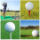 THIODOON Tees de Golfe 3 1/4 Polegadas Menos Fricção Madeira Treino para Golfistas 100 Contagem 5